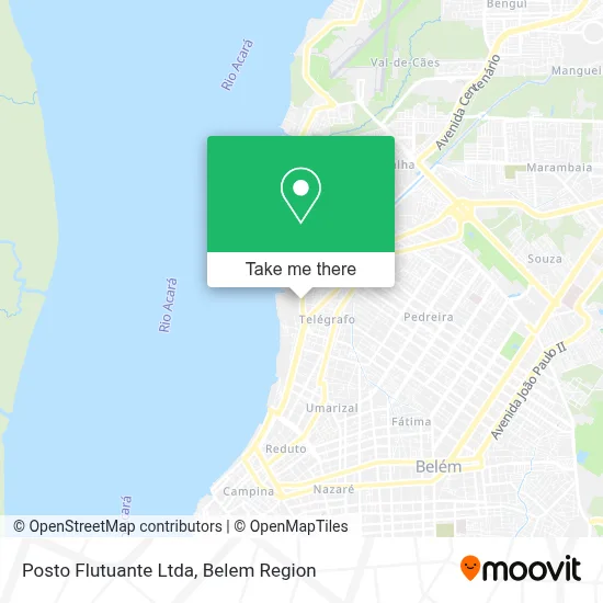 Posto Flutuante Ltda map