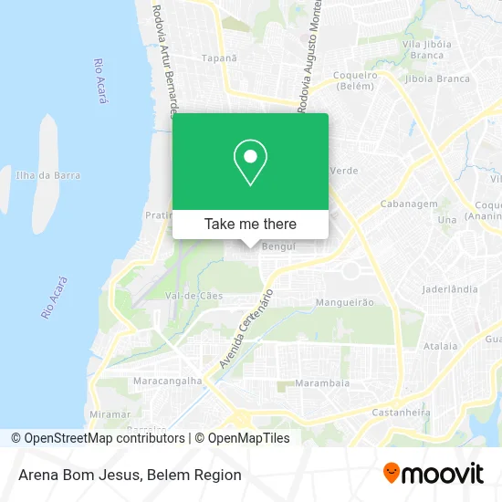 Arena Bom Jesus map