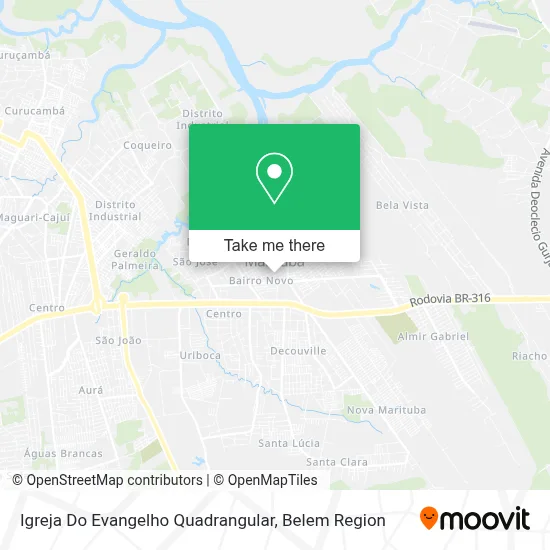 Igreja Do Evangelho Quadrangular map