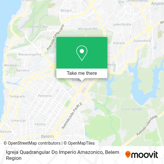 Igreja Quadrangular Do Imperio Amazonico map
