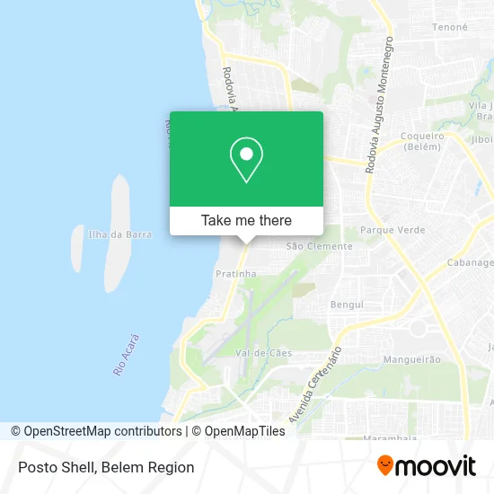 Posto Shell map