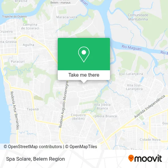 Spa Solare map