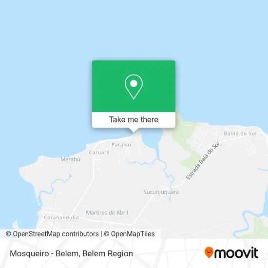 Mosqueiro - Belem map