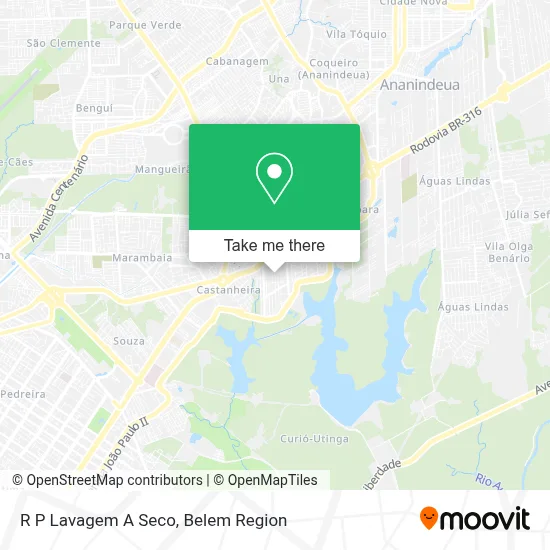 R P Lavagem A Seco map