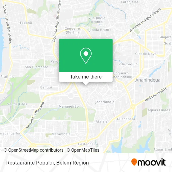 Restaurante Popular map