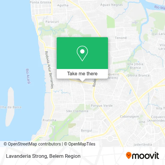 Lavanderia Strong map