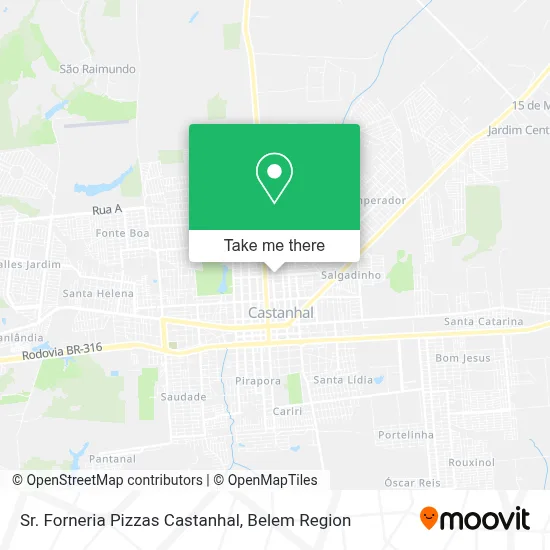Sr. Forneria Pizzas Castanhal map