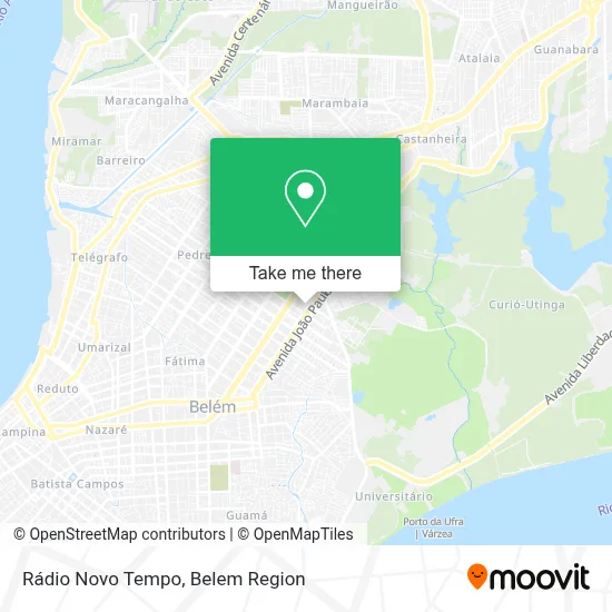 Rádio Novo Tempo map