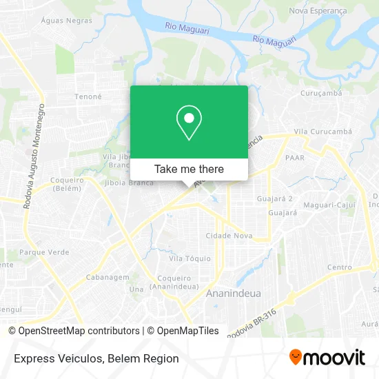 Express Veiculos map