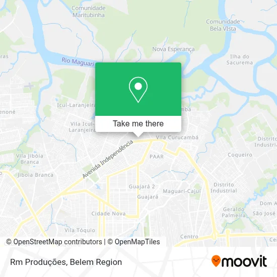 Rm Produções map