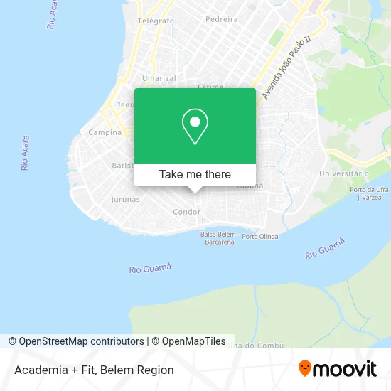 Academia + Fit map