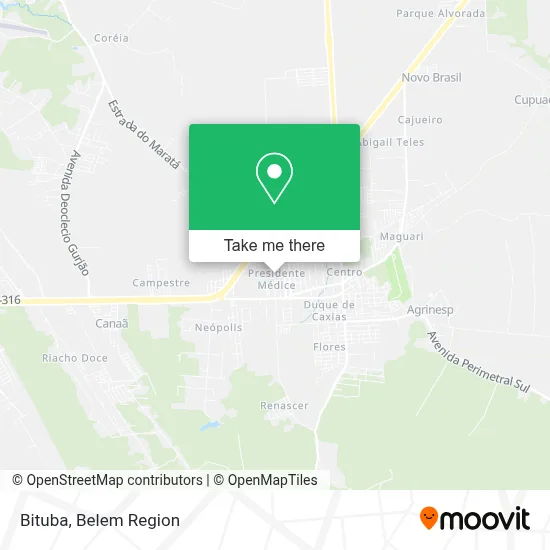 Bituba map