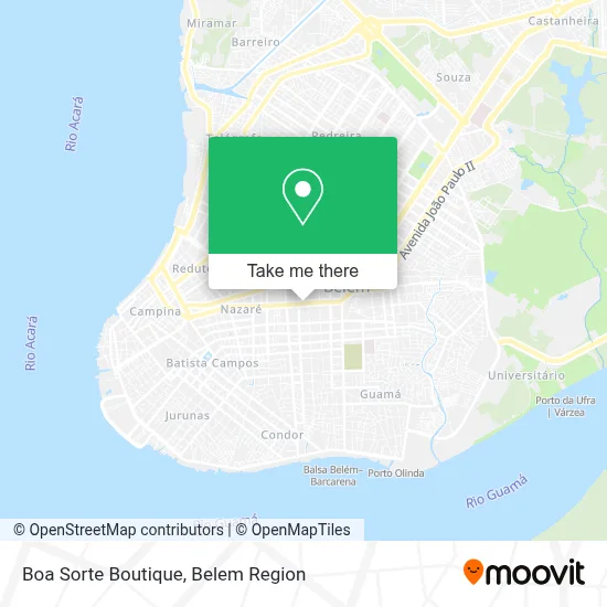 Boa Sorte Boutique map