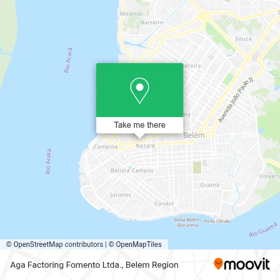 Aga Factoring Fomento Ltda. map