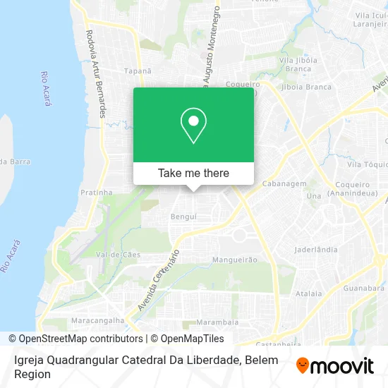 Igreja Quadrangular Catedral Da Liberdade map