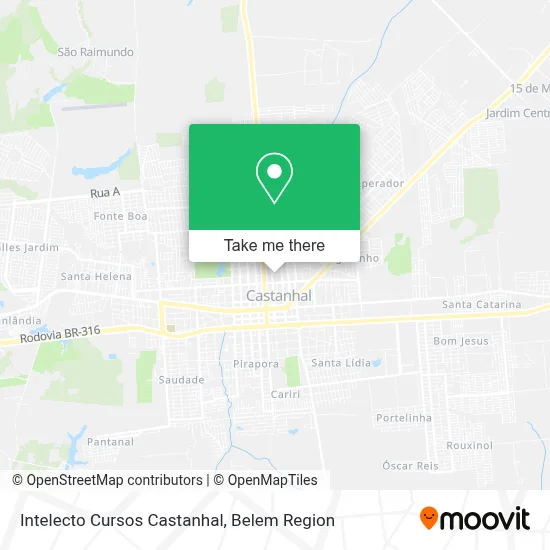Intelecto Cursos Castanhal map