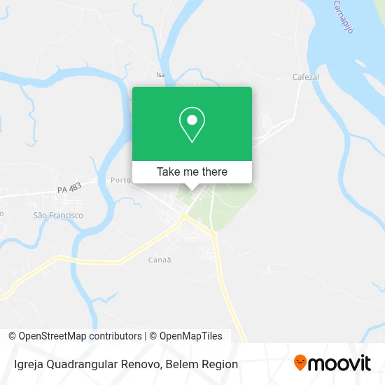 Igreja Quadrangular Renovo map