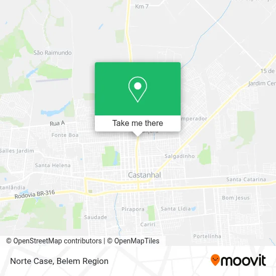 Norte Case map