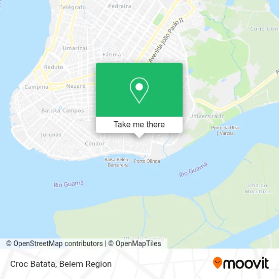 Croc Batata map