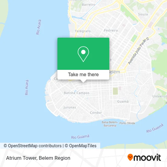 Atrium Tower map