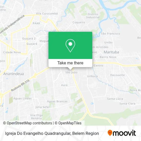 Igreja Do Evangelho Quadrangular map