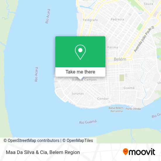 Maa Da Silva & Cia map