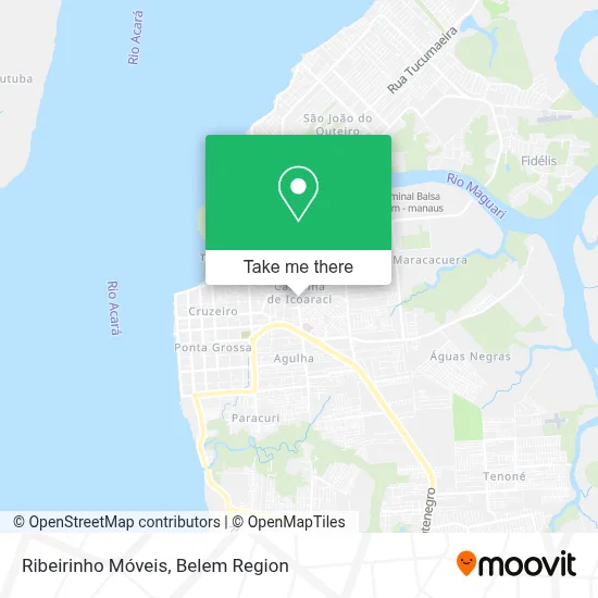 Ribeirinho Móveis map