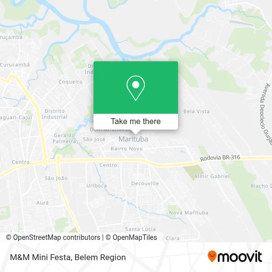 M&M Mini Festa map