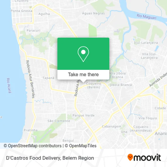 D'Castros Food Delivery map