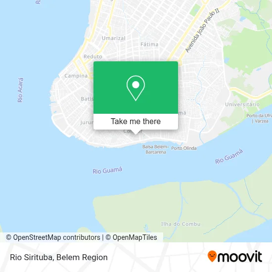 Rio Sirituba map