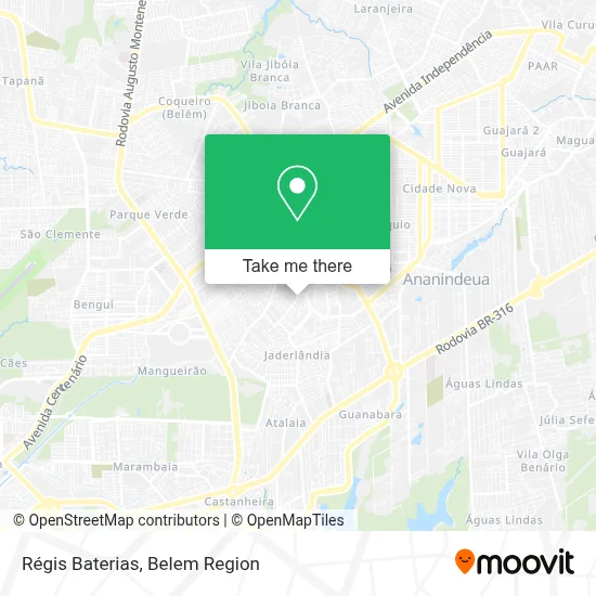 Régis Baterias map