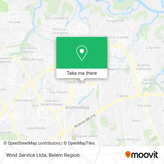 Wind Service Ltda map