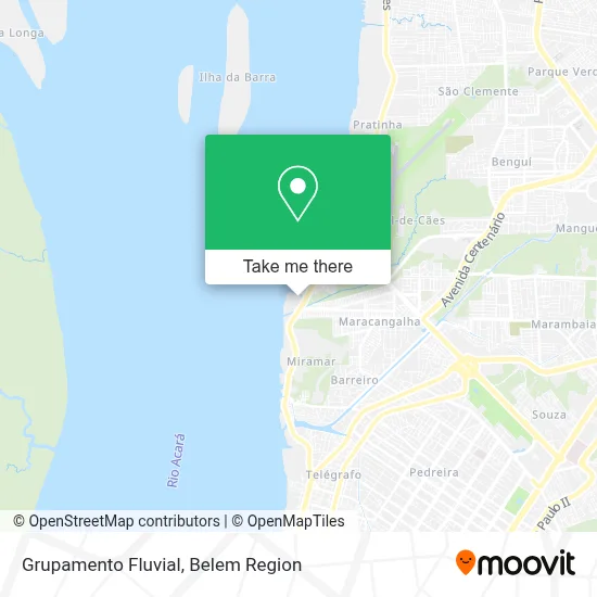 Grupamento Fluvial map
