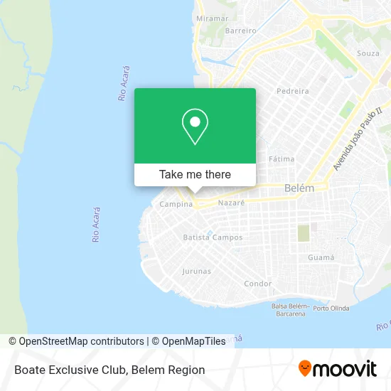 Boate Exclusive Club map