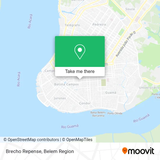 Brecho Repense map