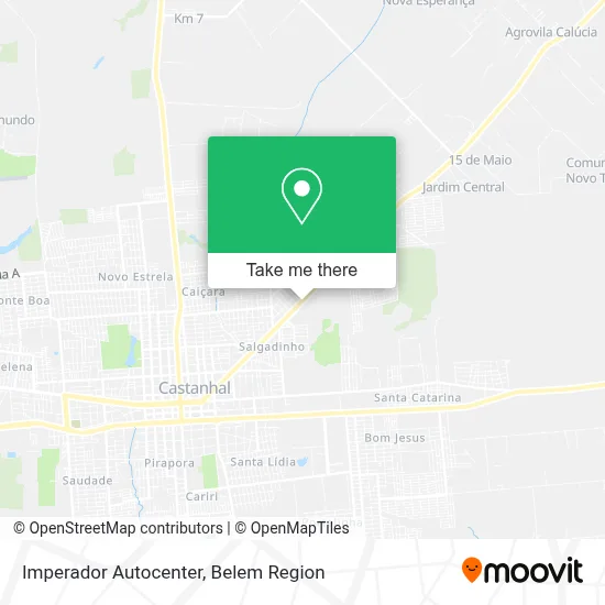 Imperador Autocenter map