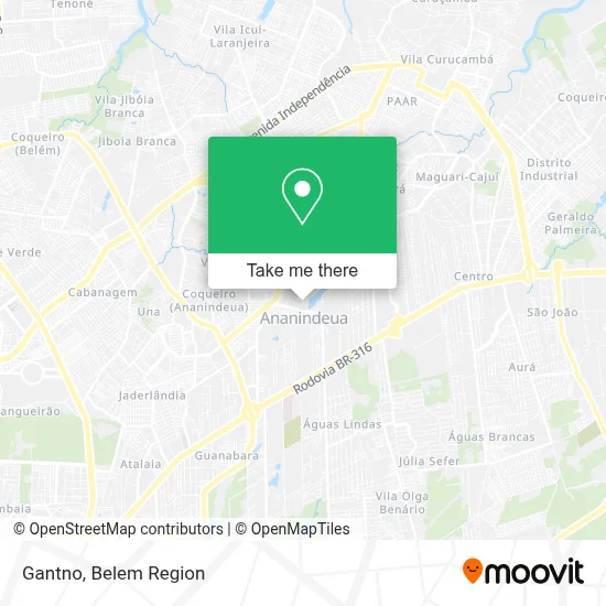 Gantno map