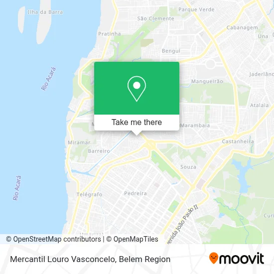 Mercantil Louro Vasconcelo map