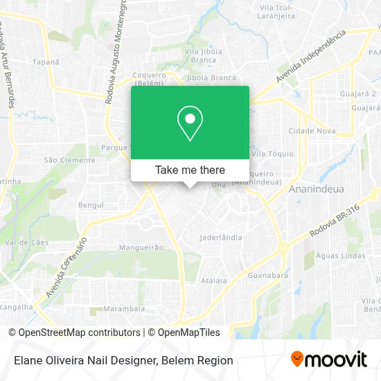 Elane Oliveira Nail Designer map