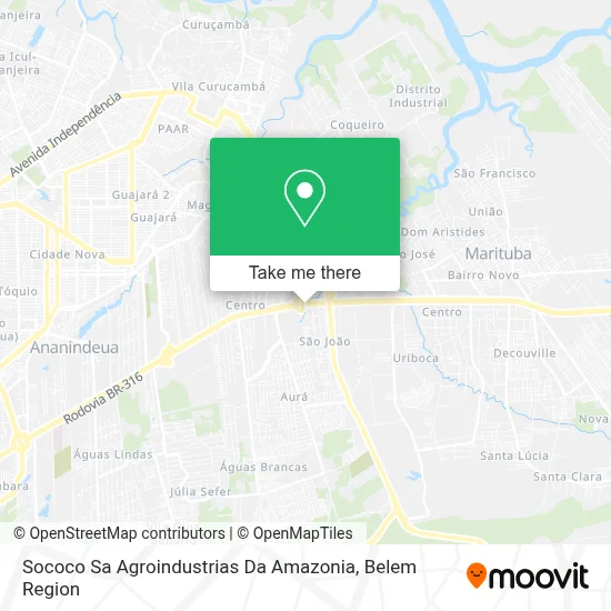 Sococo Sa Agroindustrias Da Amazonia map