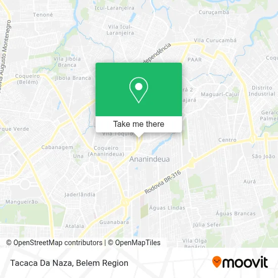 Tacaca Da Naza map
