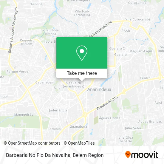 Barbearia No Fio Da Navalha map