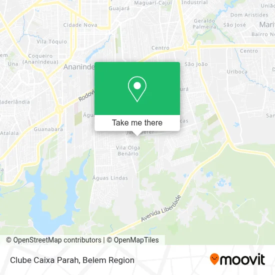 Clube Caixa Parah map