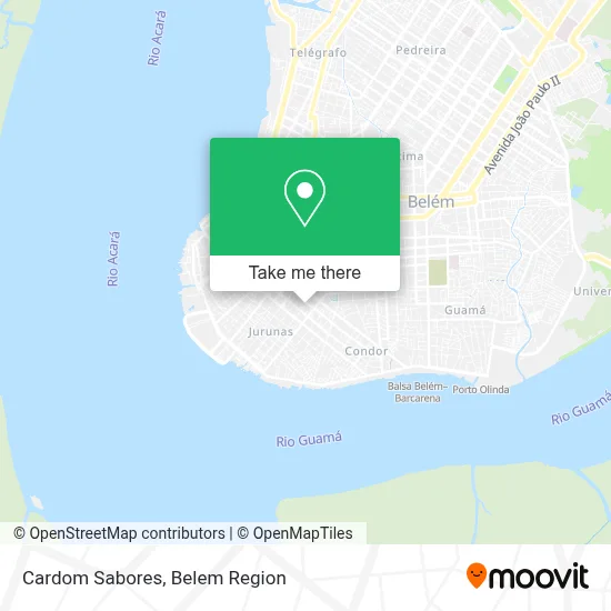 Cardom Sabores map