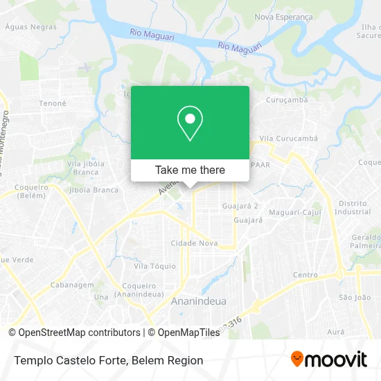 Templo Castelo Forte map