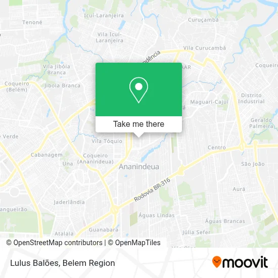 Lulus Balões map