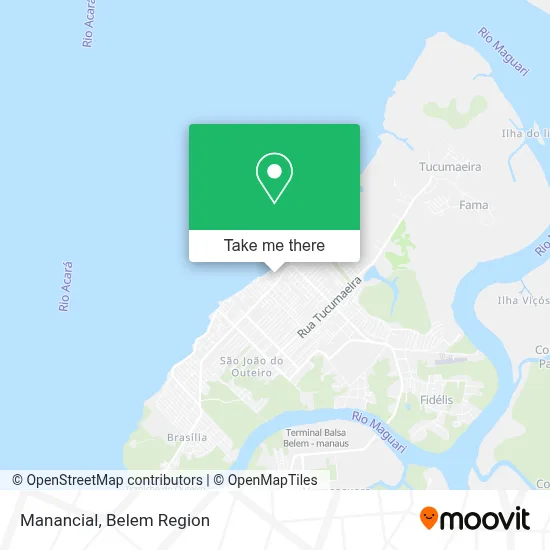 Manancial map