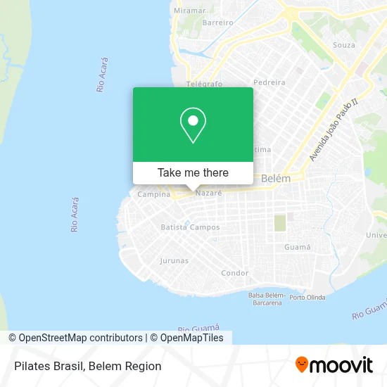 Pilates Brasil map