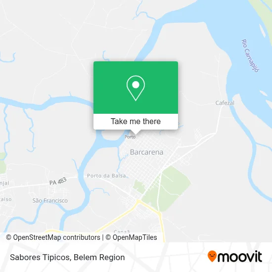 Sabores Tipicos map