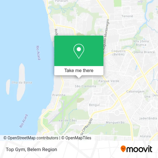 Top Gym map